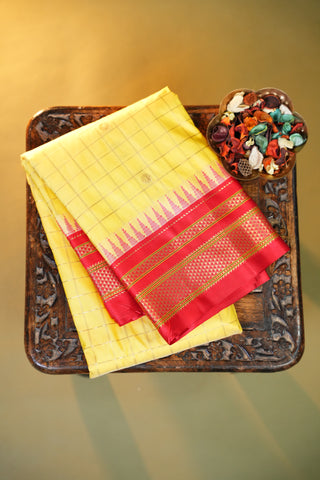 SEMI GADWAL SAREE