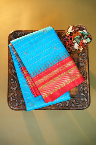 SEMI GADWAL SAREE