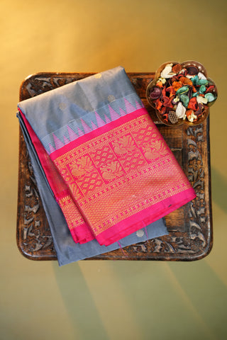SEMI GADWAL SAREE