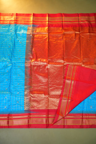 SEMI GADWAL SAREE