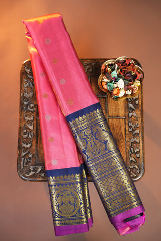 EXCLUSIVE GADWAL TISSUE PURE SILK HANDLOOM SAREE