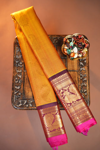 GADWAL PURE SILK HANDLOOM BROCADE SAREE