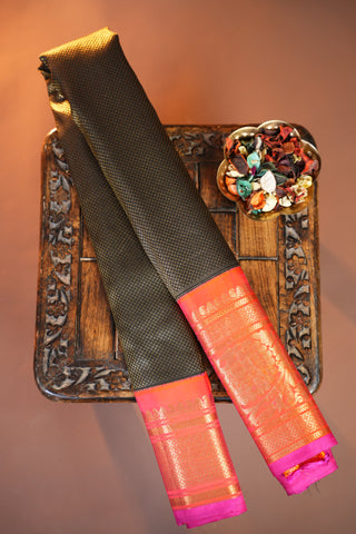 GADWAL PURE SILK HANDLOOM BROCADE SAREE