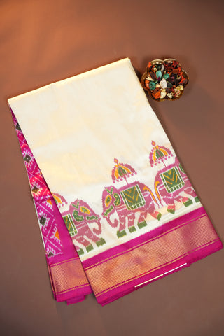 POCHAMPALLY PURE SILK HANDLOOM SAREE