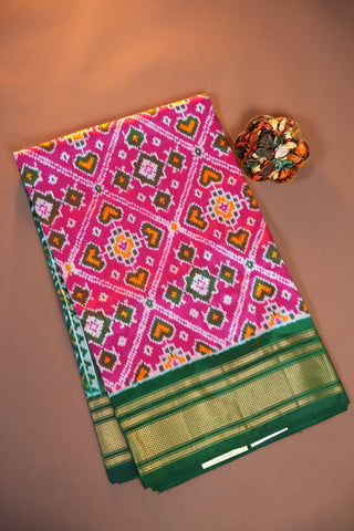 POCHAMPALLY PURE SILK HANDLOOM SAREE
