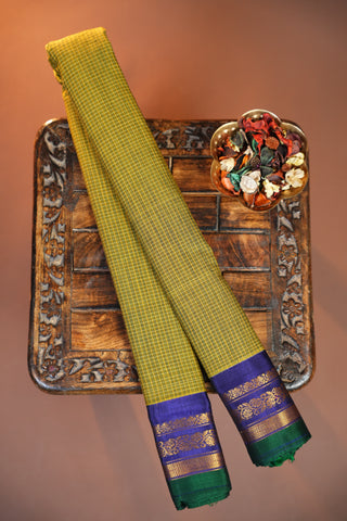 GADWAL PURE COTTON SMALL BORDER SAREE