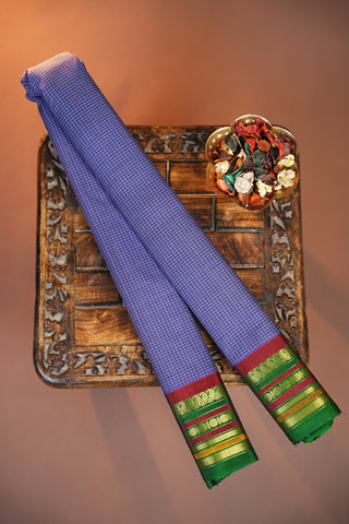 GADWAL PURE COTTON SMALL BORDER SAREE