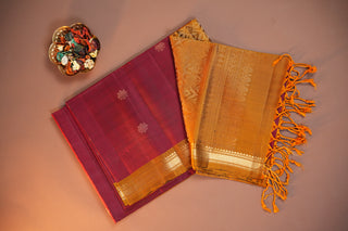 KANCHIPURAM HANDLOOM SOFT SILK SAREE