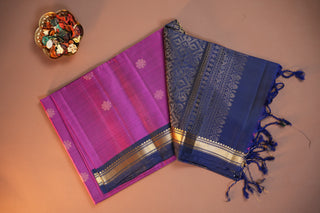 KANCHIPURAM HANDLOOM SOFT SILK SAREE