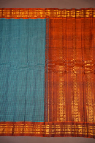 GADWAL PURE COTTON SMALL BORDER SAREE