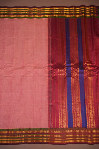 GADWAL PURE COTTON SMALL BORDER SAREE