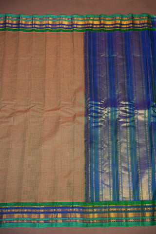 GADWAL PURE COTTON SMALL BORDER SAREE