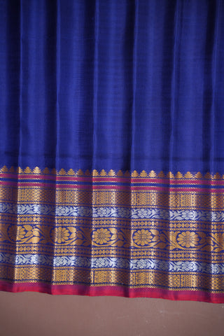 GADWAL PURE SILK GINGHAM CHECKS HANDLOOM SAREE