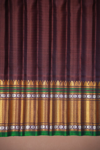 GADWAL PURE SILK GINGHAM CHECKS HANDLOOM SAREE
