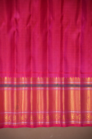 GADWAL PURE SILK GINGHAM CHECKS HANDLOOM SAREE