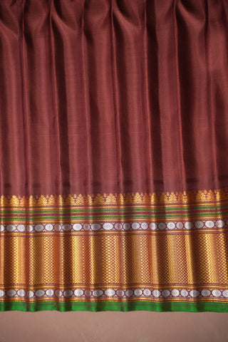 GADWAL PURE SILK GINGHAM CHECKS HANDLOOM SAREE