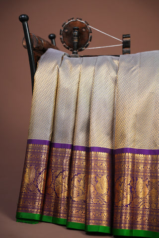 GADWAL PURE SILK HANDLOOM BROCADE SAREE