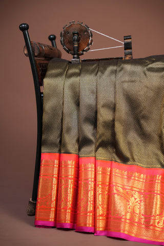 GADWAL PURE SILK HANDLOOM BROCADE SAREE