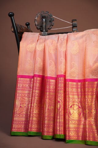 GADWAL PURE SILK HANDLOOM BROCADE SAREE