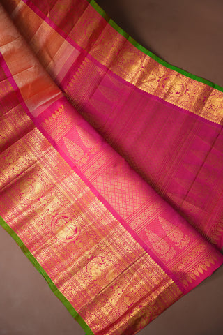 GADWAL PURE SILK HANDLOOM BROCADE SAREE