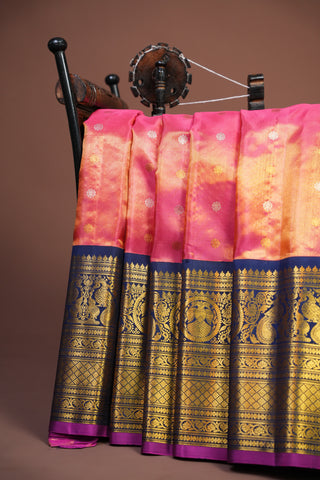 EXCLUSIVE GADWAL TISSUE PURE SILK HANDLOOM SAREE