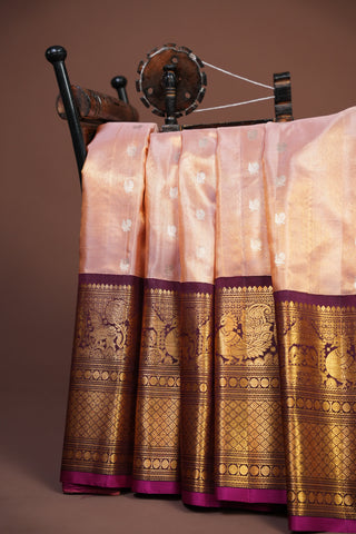 EXCLUSIVE GADWAL TISSUE PURE SILK HANDLOOM SAREE