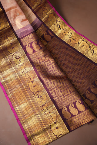 EXCLUSIVE GADWAL TISSUE PURE SILK HANDLOOM SAREE