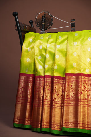 EXCLUSIVE GADWAL TISSUE PURE SILK HANDLOOM SAREE