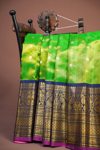 EXCLUSIVE GADWAL TISSUE PURE SILK HANDLOOM SAREE
