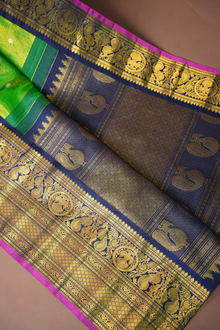 EXCLUSIVE GADWAL TISSUE PURE SILK HANDLOOM SAREE