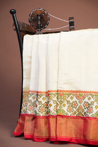 POCHAMPALLY PURE TISSUE HANDLOOM SAREE