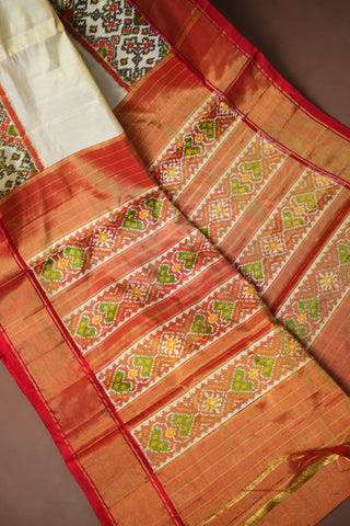 POCHAMPALLY PURE TISSUE HANDLOOM SAREE