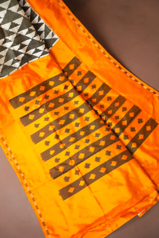 POCHAMPALLY PURE SILK HANDLOOM SAREE