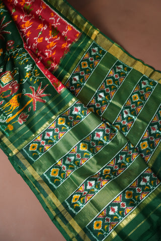 POCHAMPALLY PURE SILK HANDLOOM SAREE