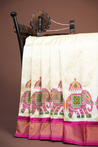 POCHAMPALLY PURE SILK HANDLOOM SAREE