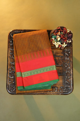 KANCHIPURAM COTTON SAREE