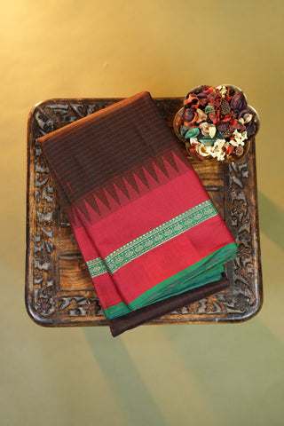 KANCHIPURAM COTTON SAREE