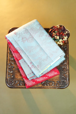 KANCHIPURAM PURE SILK HANDLOOM BROCADE SAREE