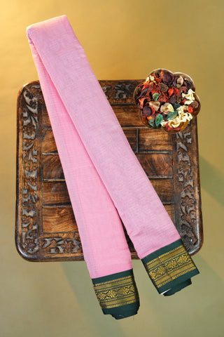 GADWAL PURE COTTON SMALL BORDER SAREE