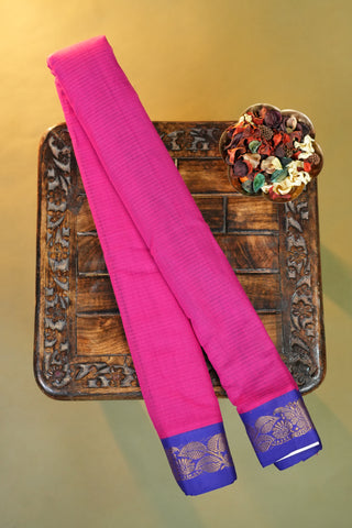 GADWAL PURE COTTON SMALL BORDER SAREE