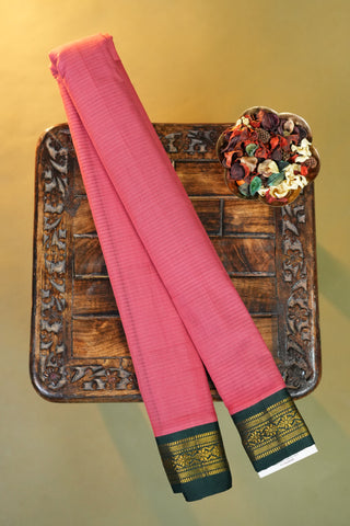 GADWAL PURE COTTON SMALL BORDER SAREE