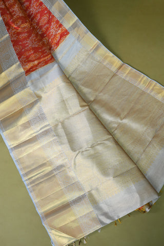 KANCHIPURAM PURE SILK HANDLOOM BROCADE SAREE