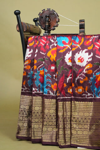 POCHAMPALLY IKKAT PATTU PURE SILK HANDLOOM SAREE