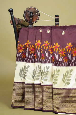 POCHAMPALLY IKKAT PATTU PURE SILK HANDLOOM SAREE