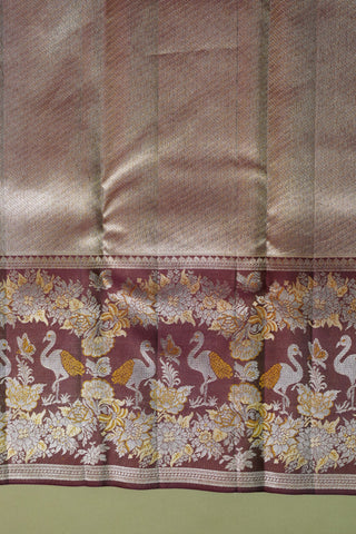 KANCHIPURAM PURE SILK HANDLOOM BROCADE SAREE