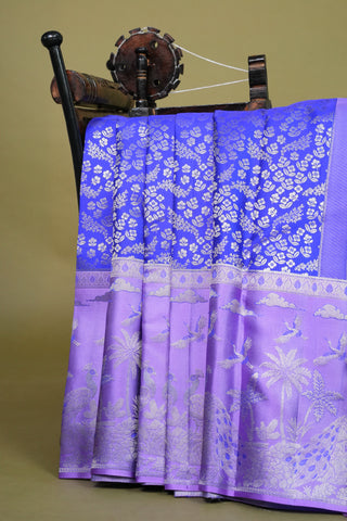 KANCHIPURAM PURE SILK HANDLOOM BROCADE SAREE