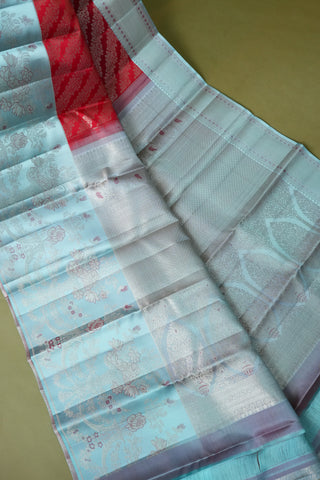 KANCHIPURAM PURE SILK HANDLOOM BROCADE SAREE
