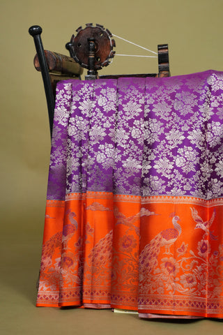 KANCHIPURAM PURE SILK HANDLOOM BROCADE SAREE