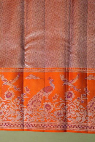 KANCHIPURAM PURE SILK HANDLOOM BROCADE SAREE