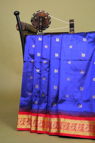 NARAYANPET PURE SILK 9 YARDS SAREE